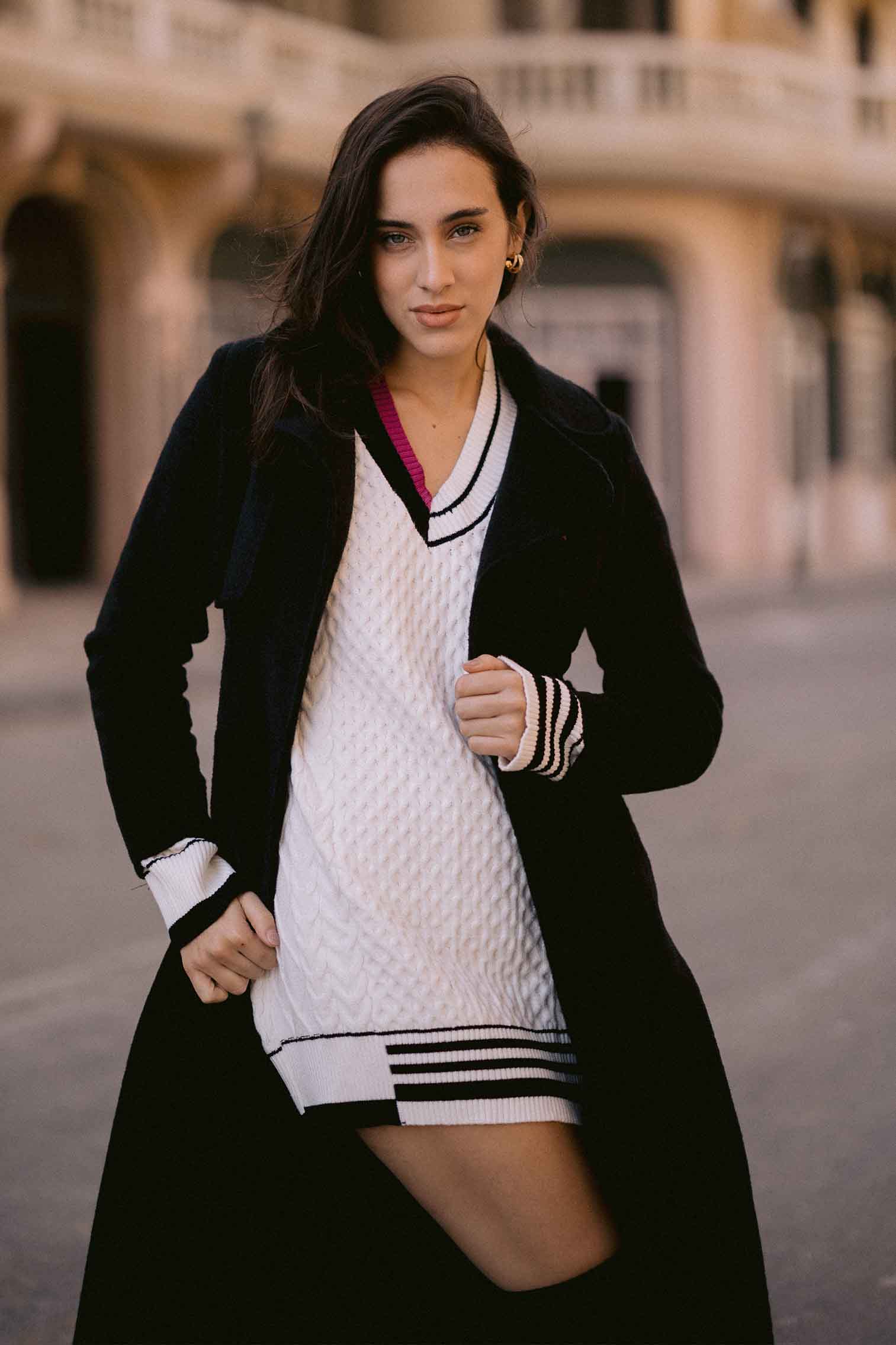 PLAIN WOOLEN COAT